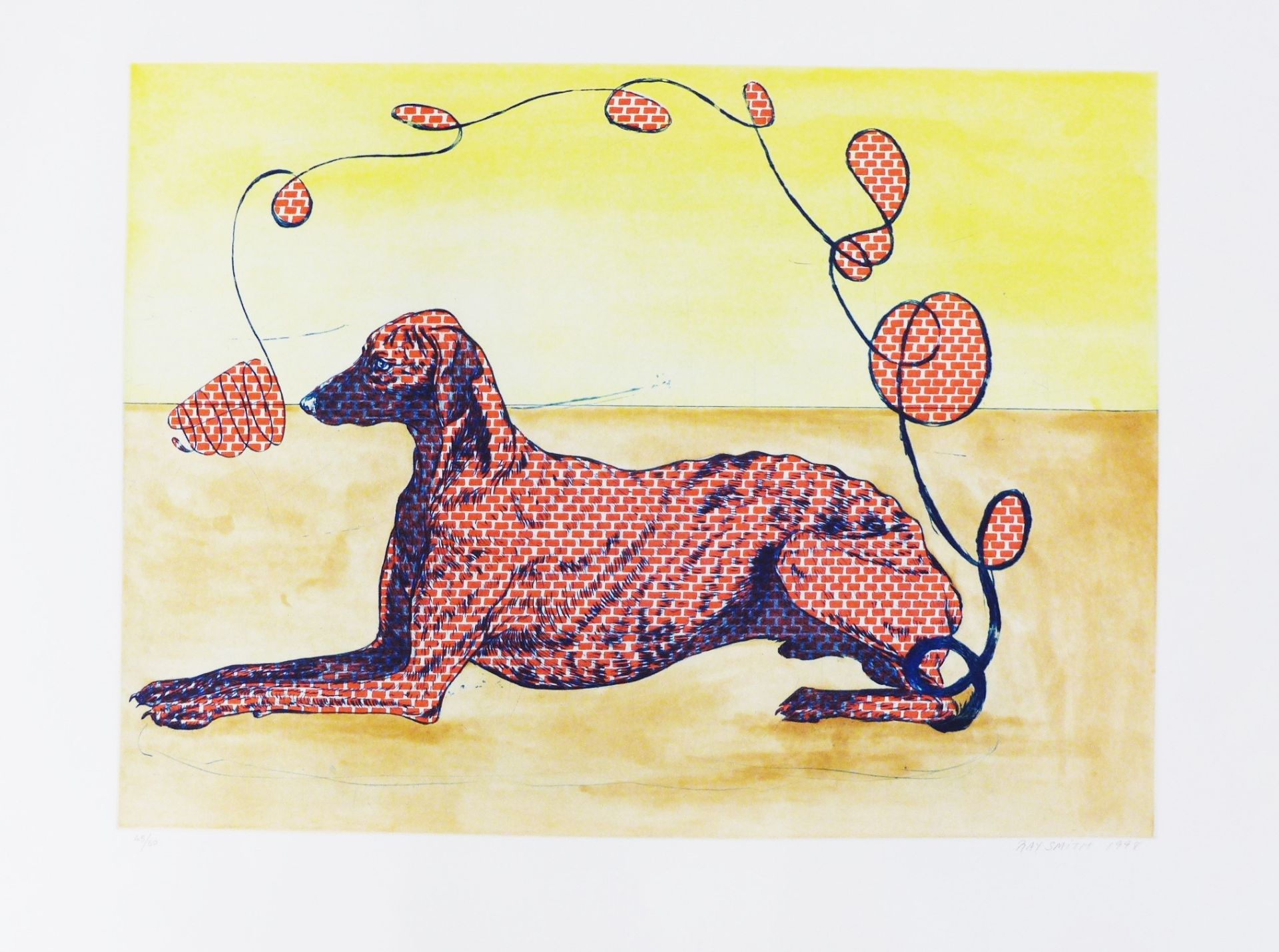 Ray SMITH Perros de piedra I, 1998 Etching and aquatint on paper Signed and numbered [...]