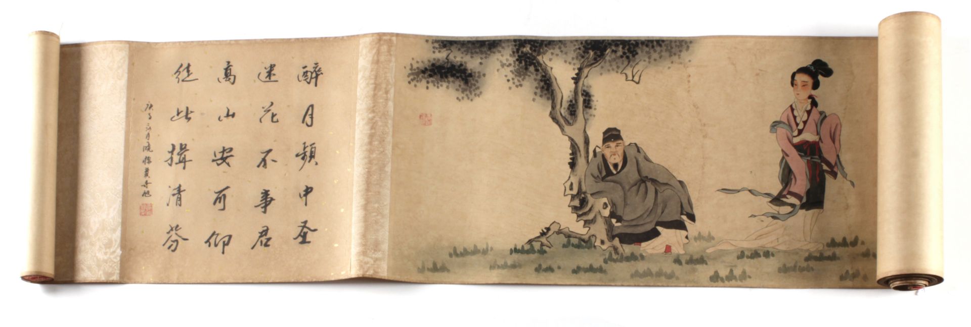 A 20th century Chinese scroll - Bild 2 aus 5