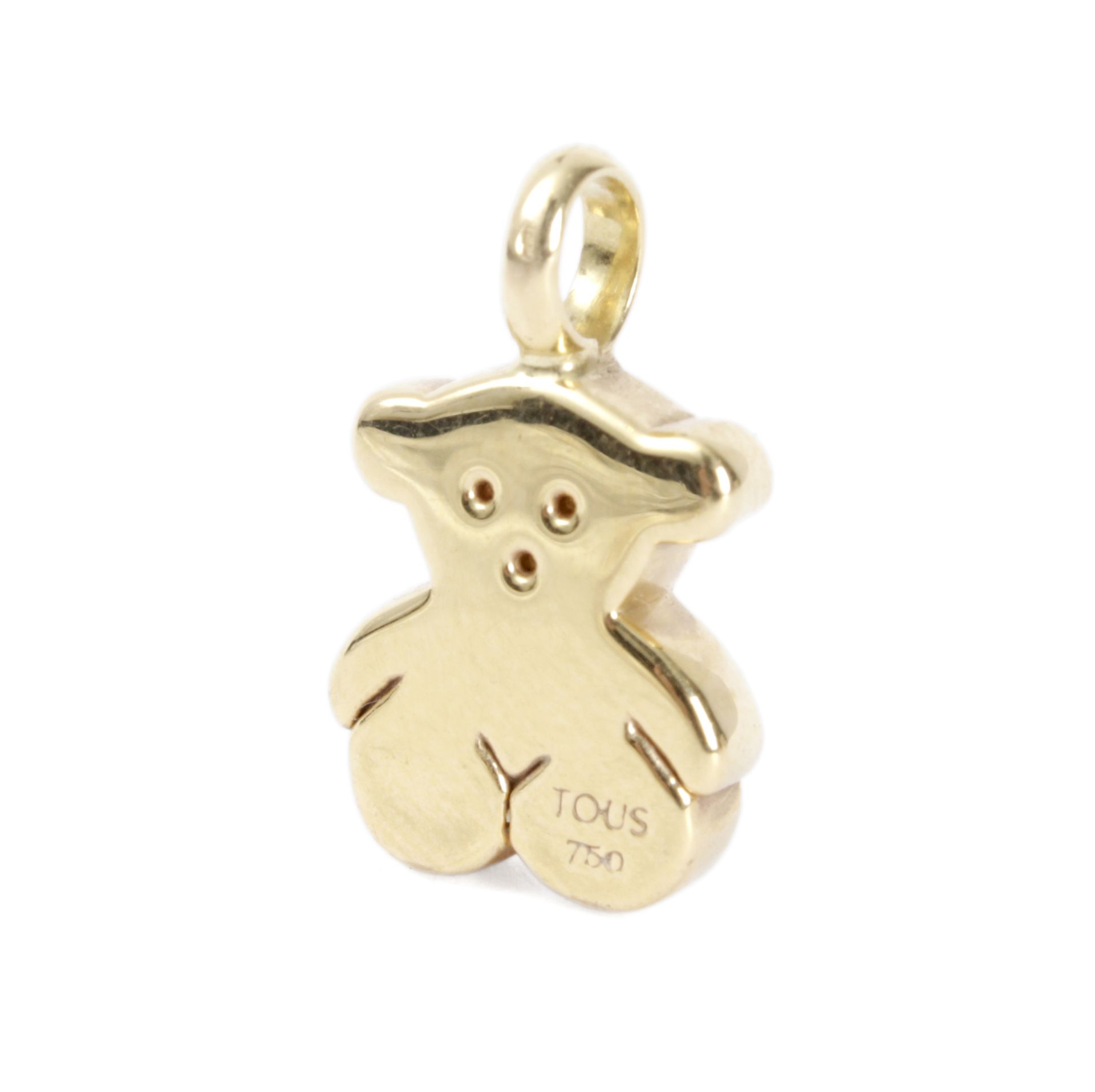 Tous. 18k. yellow gold bear shaped pendant