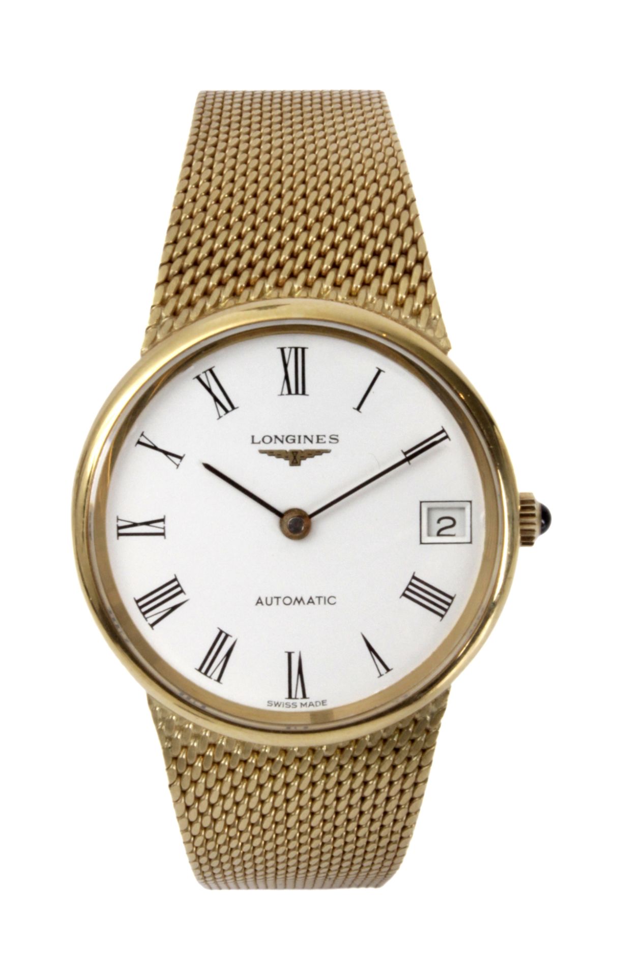 Longines. Classic circa 1970-1979, An 18k yellow gold gentlemen wristwatch