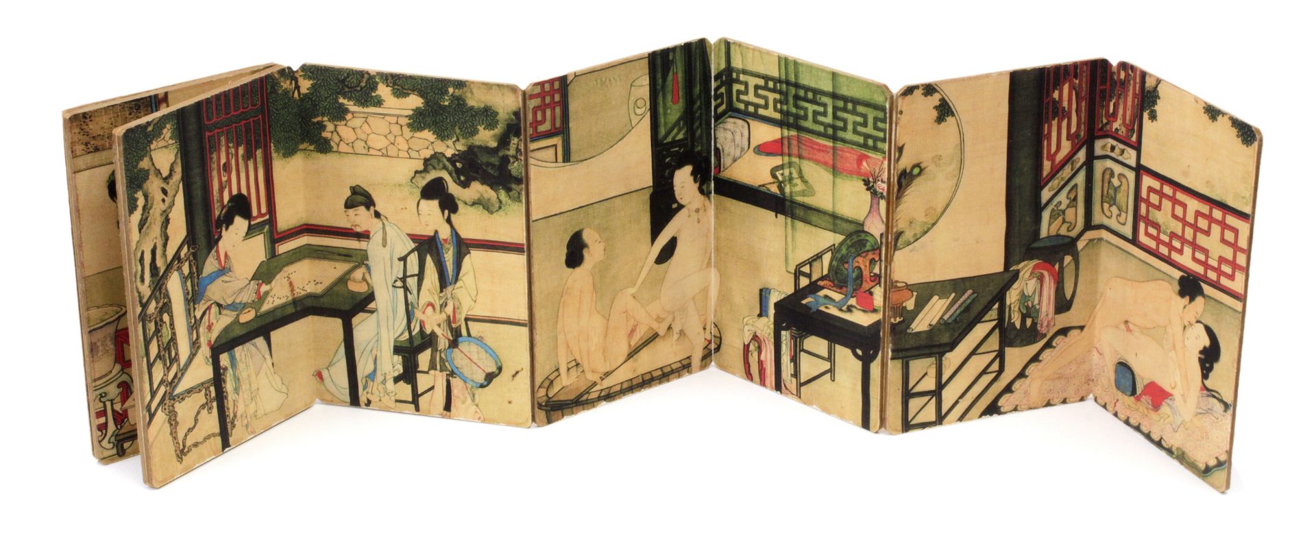 A 20th century Chinese erotic sketches book