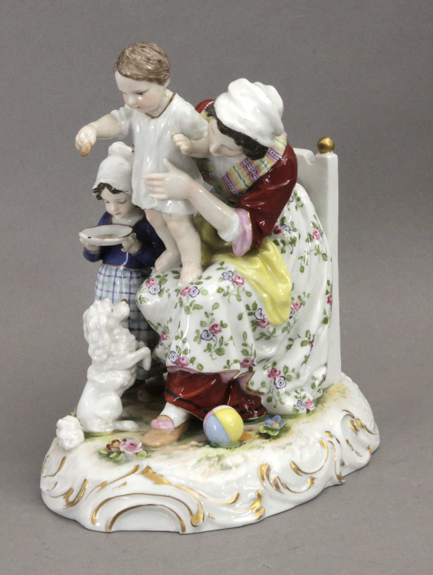 Early 20th century group of figurines in German porcelain - Bild 2 aus 4