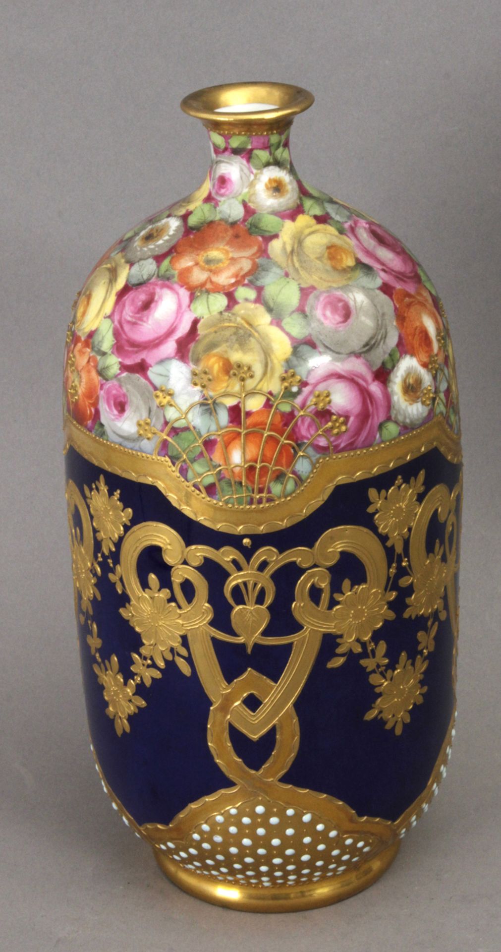 First half of 20th century Austrian vase and decorative plate in Royal Vienna porcelain - Bild 2 aus 5