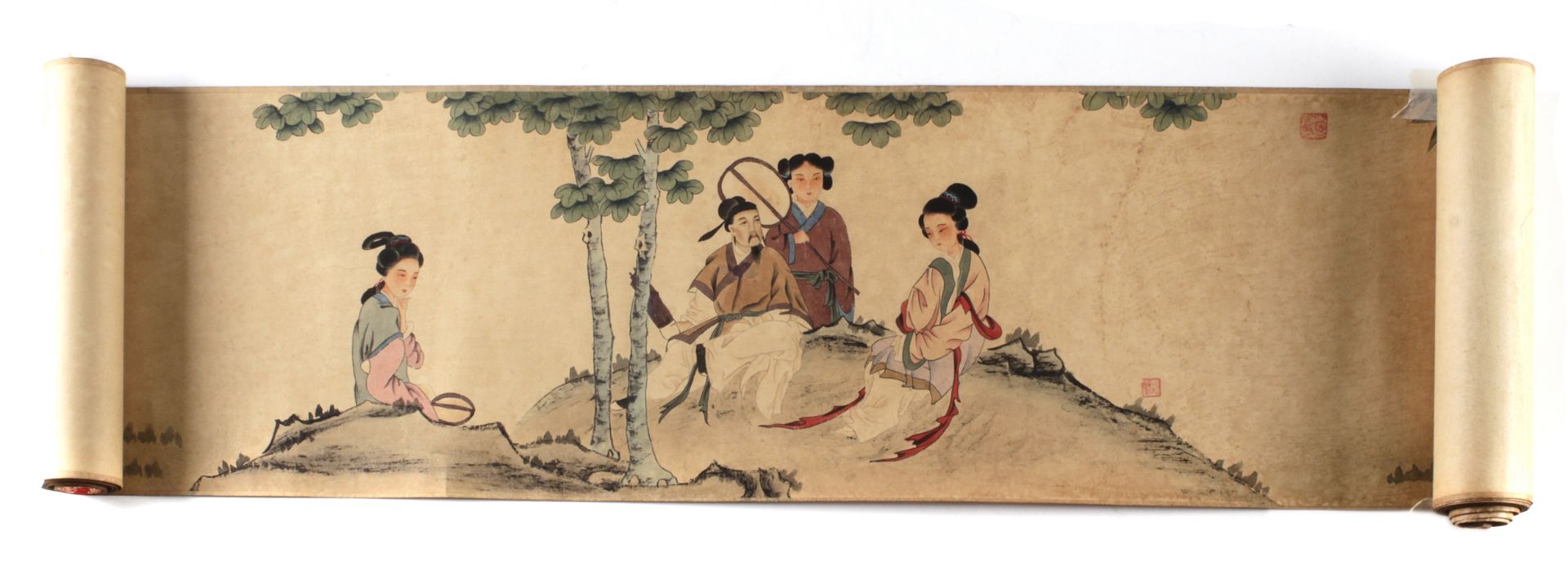 A 20th century Chinese scroll - Bild 3 aus 5