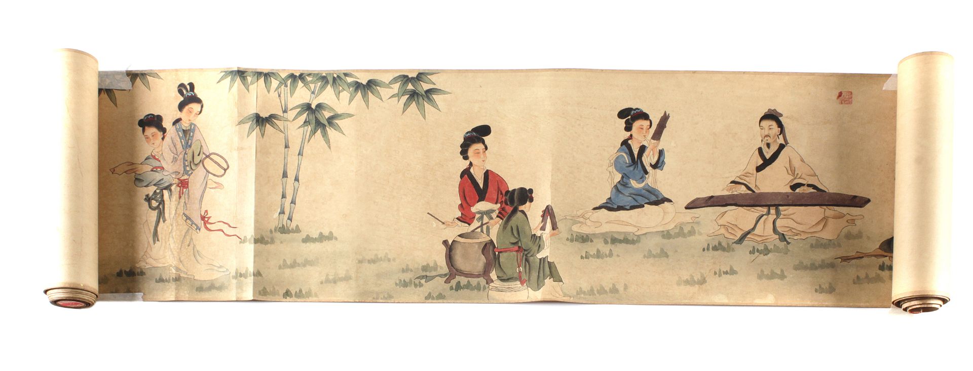 A 20th century Chinese scroll - Bild 4 aus 5