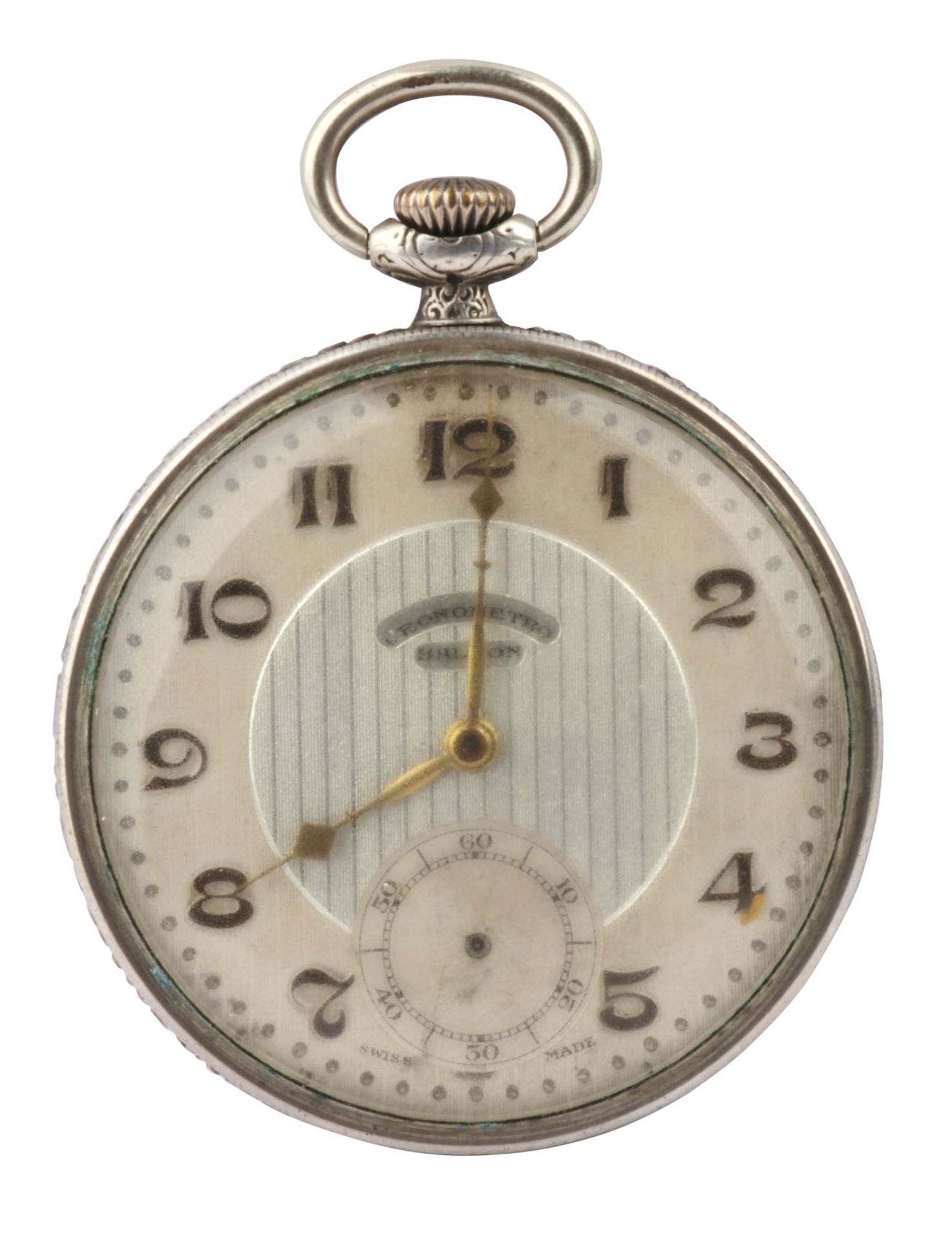 Early 20th century Swiss 800 mm. silver open face pocket watch