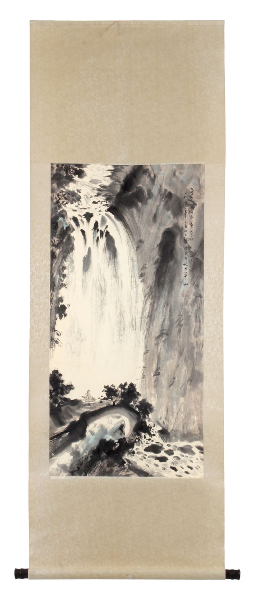 A 20th century Chinese scroll - Bild 2 aus 3