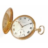 Vulcain. Late 19th century 18k. Yellow gold double hunter pocket watch