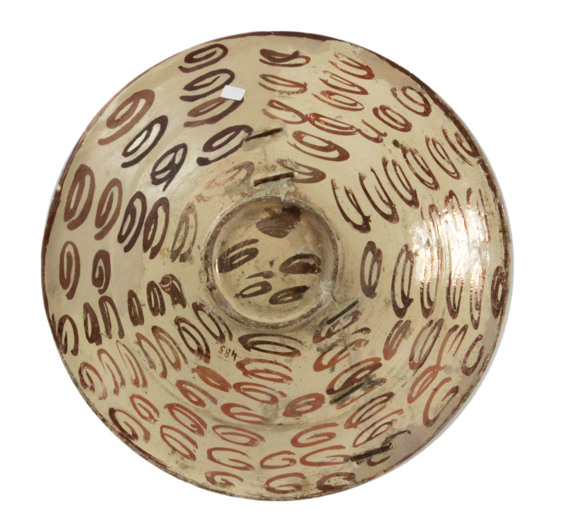 17th century decorative dish in Manises tin-glazed pottery - Bild 2 aus 2
