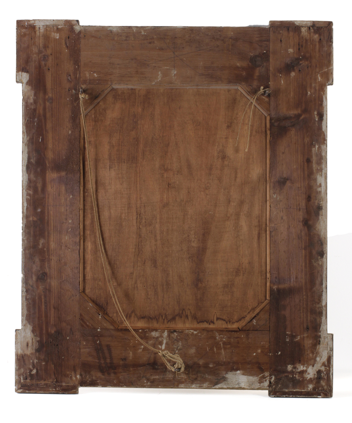 19th century Spanish Elizabethan perior mirror in carved and gilt wood and plaster - Image 2 of 2