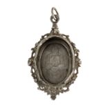 Silver frame for a reliquary pendant circa 1650-1699