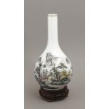 Chinese Tianqiuping porcelain vase circa 1950