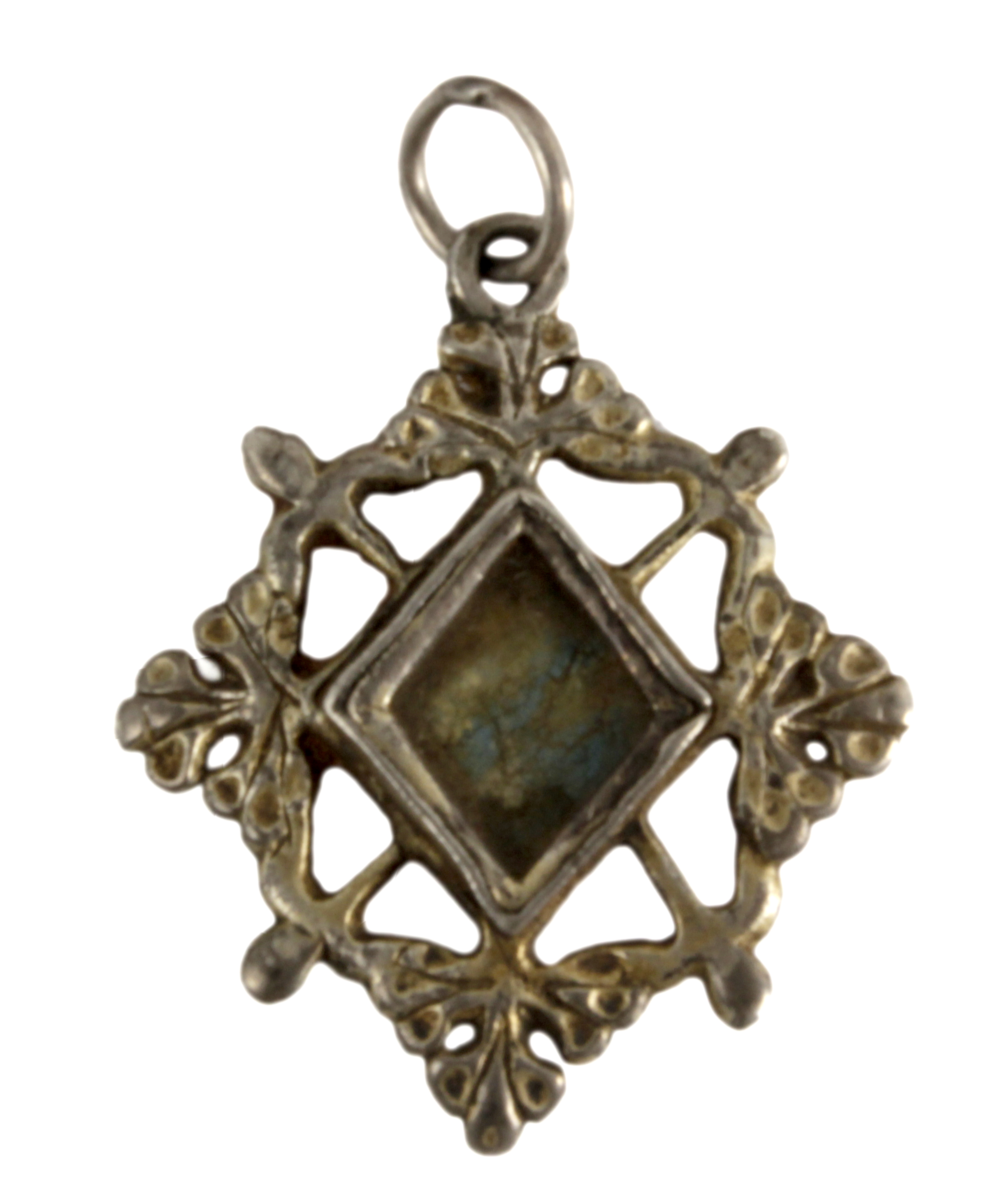 Prob. 17th century silver reliquary pendant