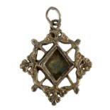 Prob. 17th century silver reliquary pendant