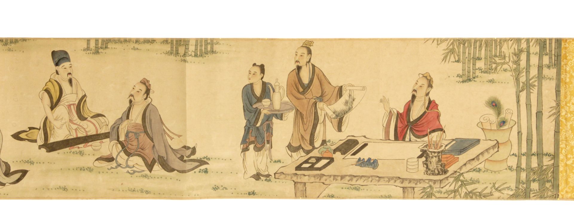A 20th century Chinese scroll - Image 3 of 10