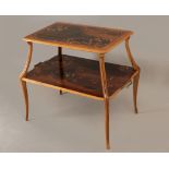 Louis Majorelle. Two tier side table