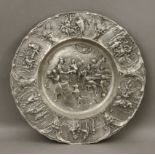 20th century Dutch silver decorative dish