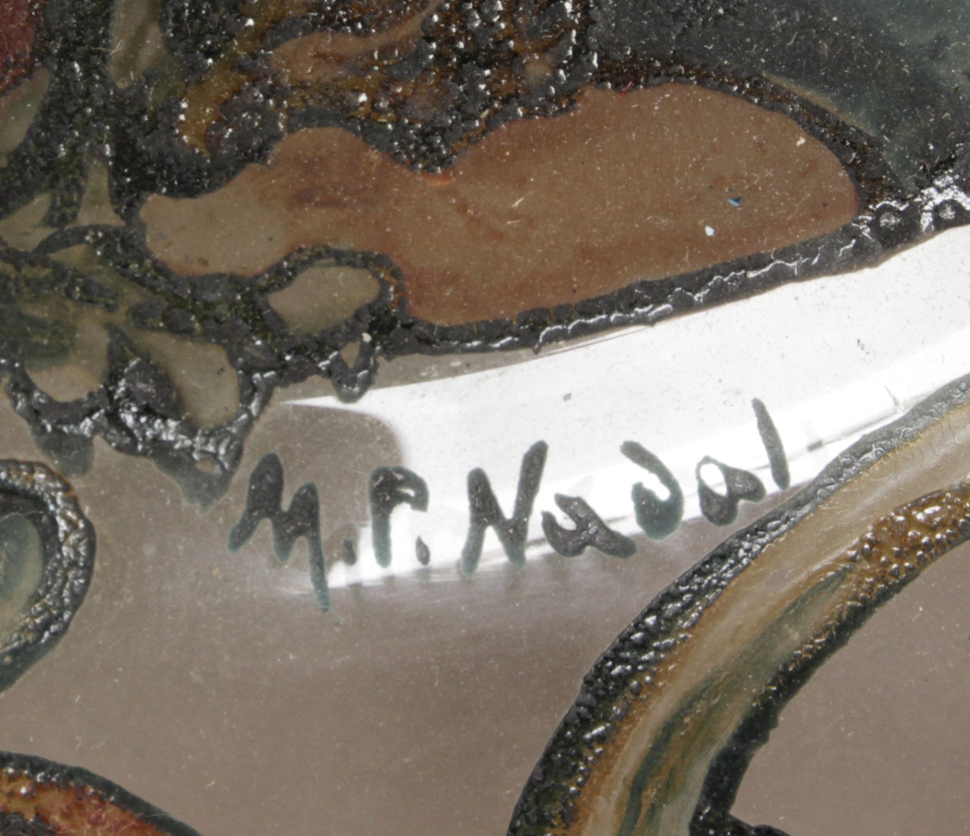 M. R. Nadal. Decorative dish - Image 3 of 3