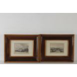 Pair of 19th century Spanish Elizabethan period mahogany frames