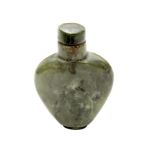 A 20th century Chinese carved nephrite snuff bottle