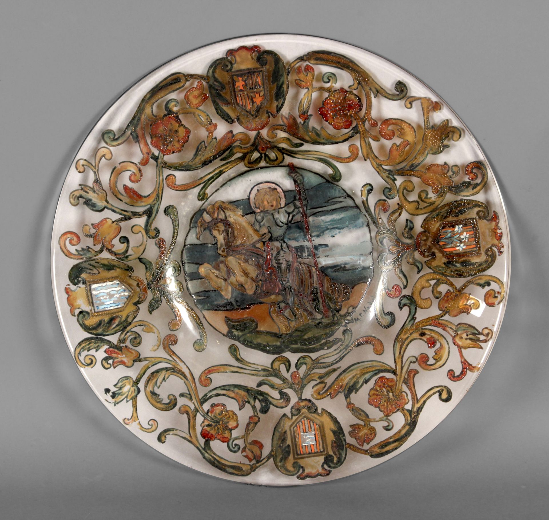 M. R. Nadal. Decorative dish