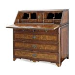 18th century Catalan walnut "canterano" filing cabinet