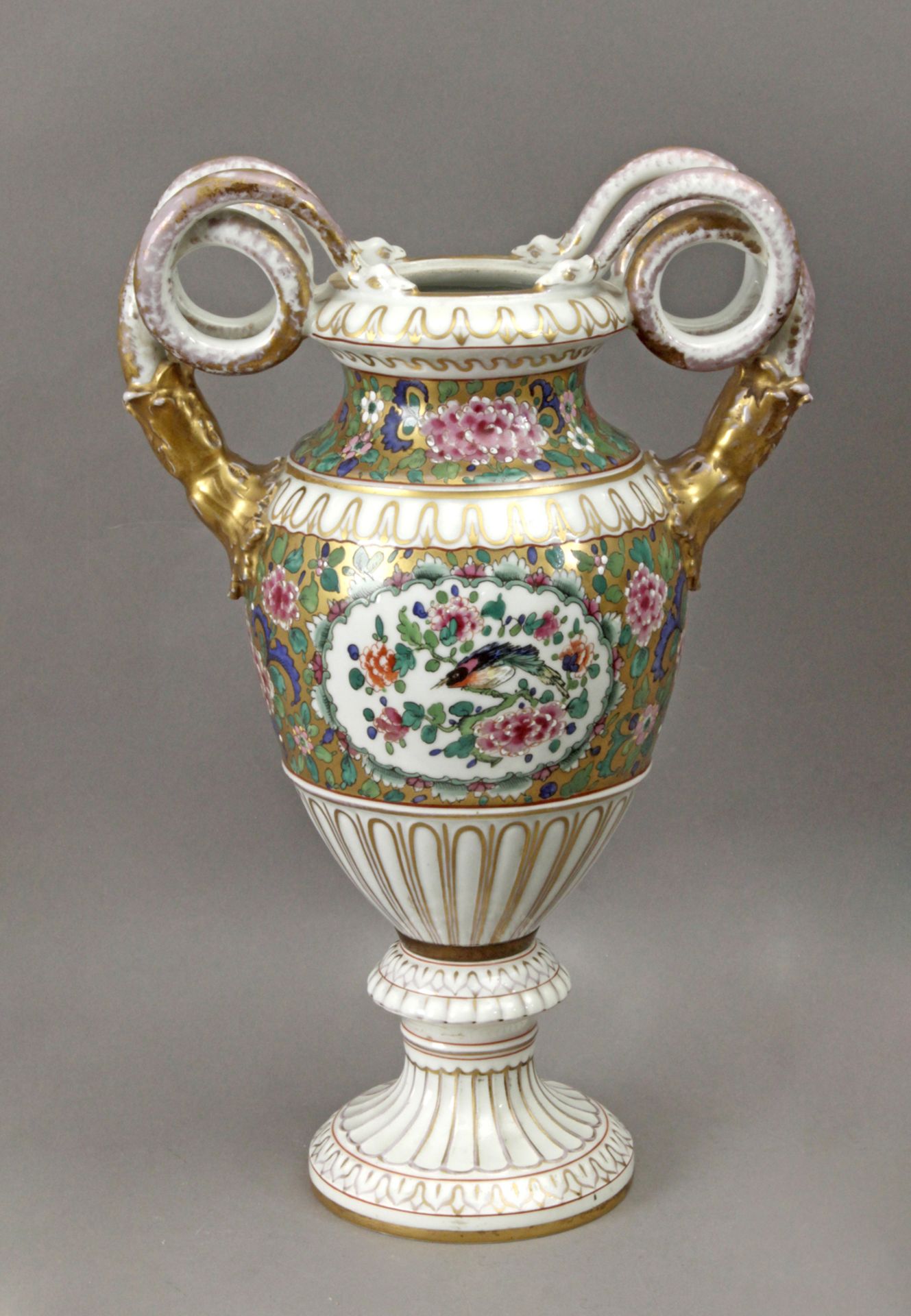 A 19th century French porcelain vase - Image 2 of 7