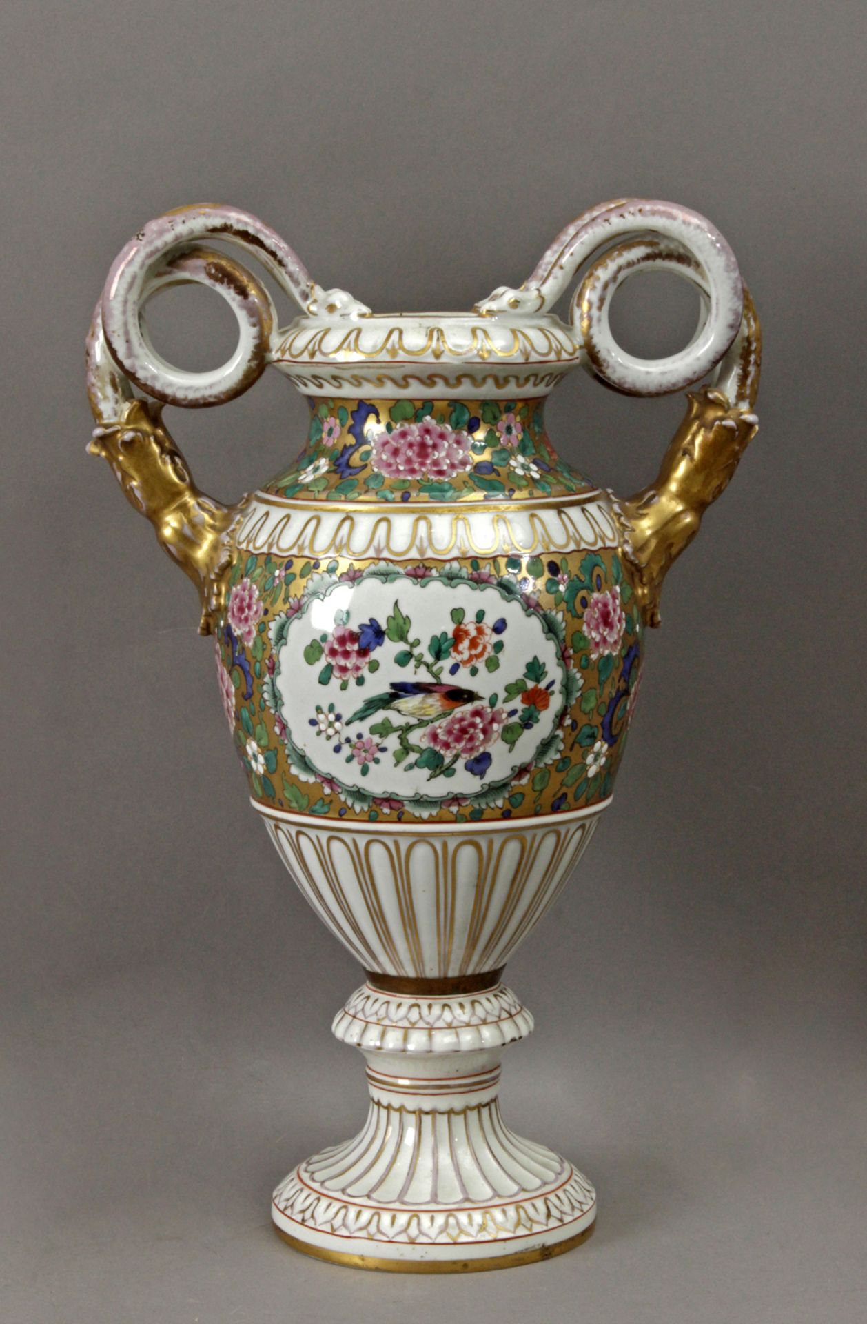 A 19th century French porcelain vase