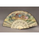 A 19th century Spanish Isabelino fan