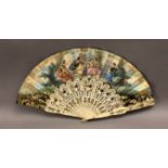 A 19th century Spanish Isabelino fan