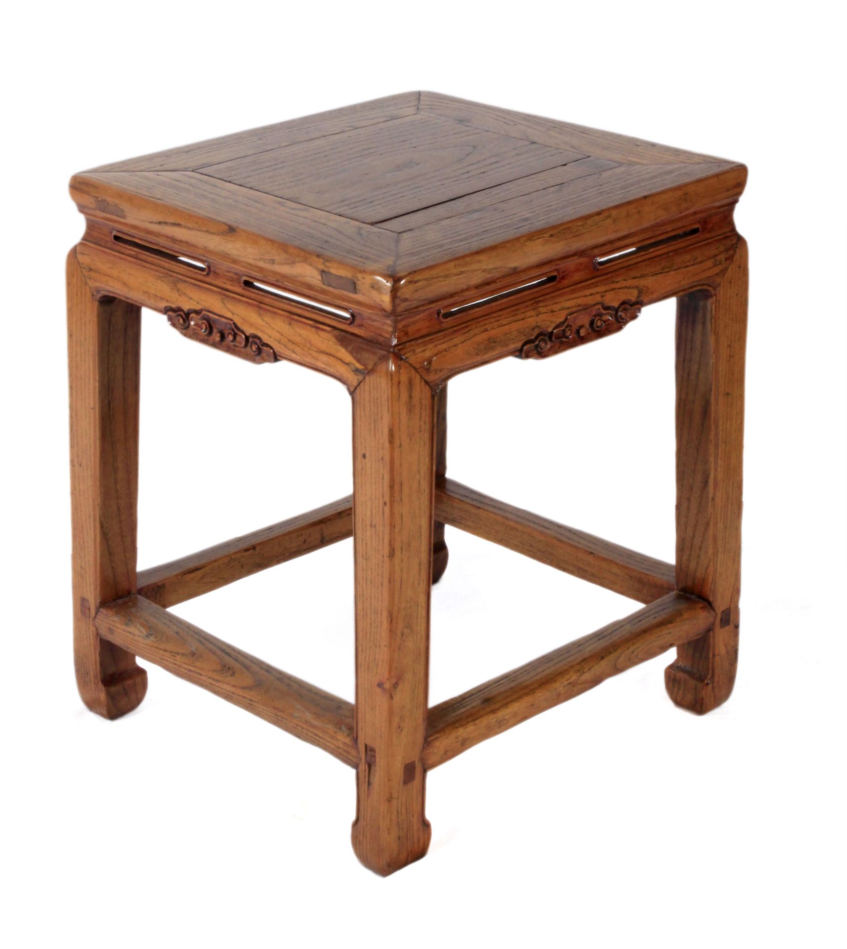 An 18th century Chinese oak side table