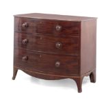 A 19th century Victorian mahogany chest of drawers