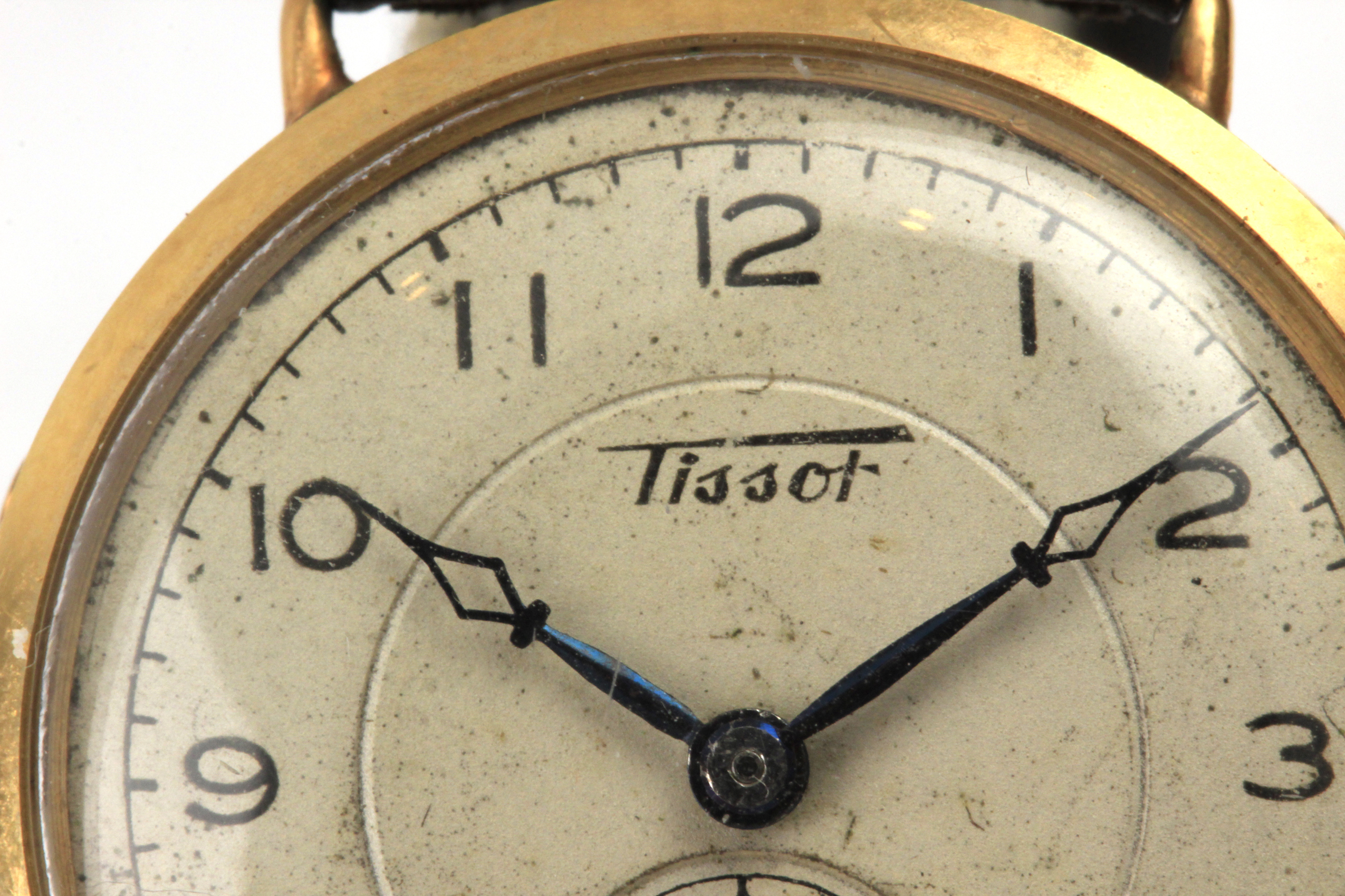 Tissot. A wrist watch circa 1950 in 18 k. yellow gold - Image 2 of 3