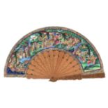 A first third of 20th century Chinese 'one thousand faces' fan