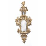 A 19th century Louis XV style mirror cornucopia