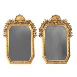 A pair of 20th century Louis XVI style mirrors