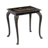 First half of 20th century Chinese table in lacquered wood