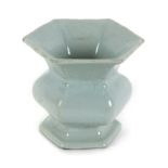 A 20th century Chinese celadon vase