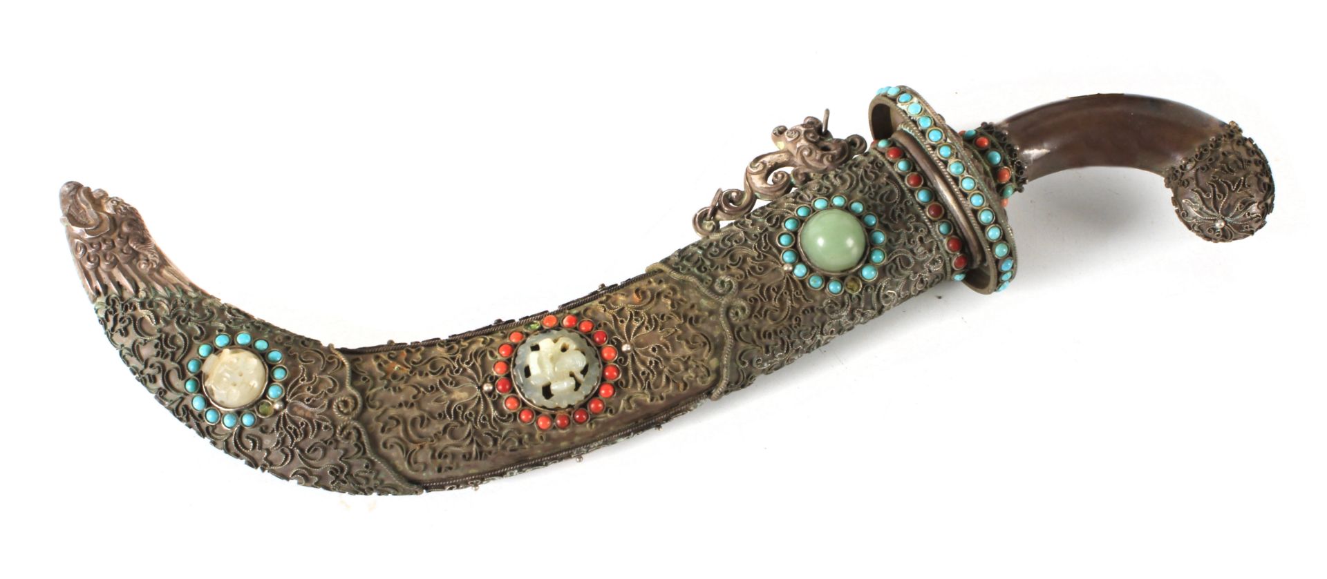 First half of 20th century Tibetan ceremonial dagger - Image 3 of 4