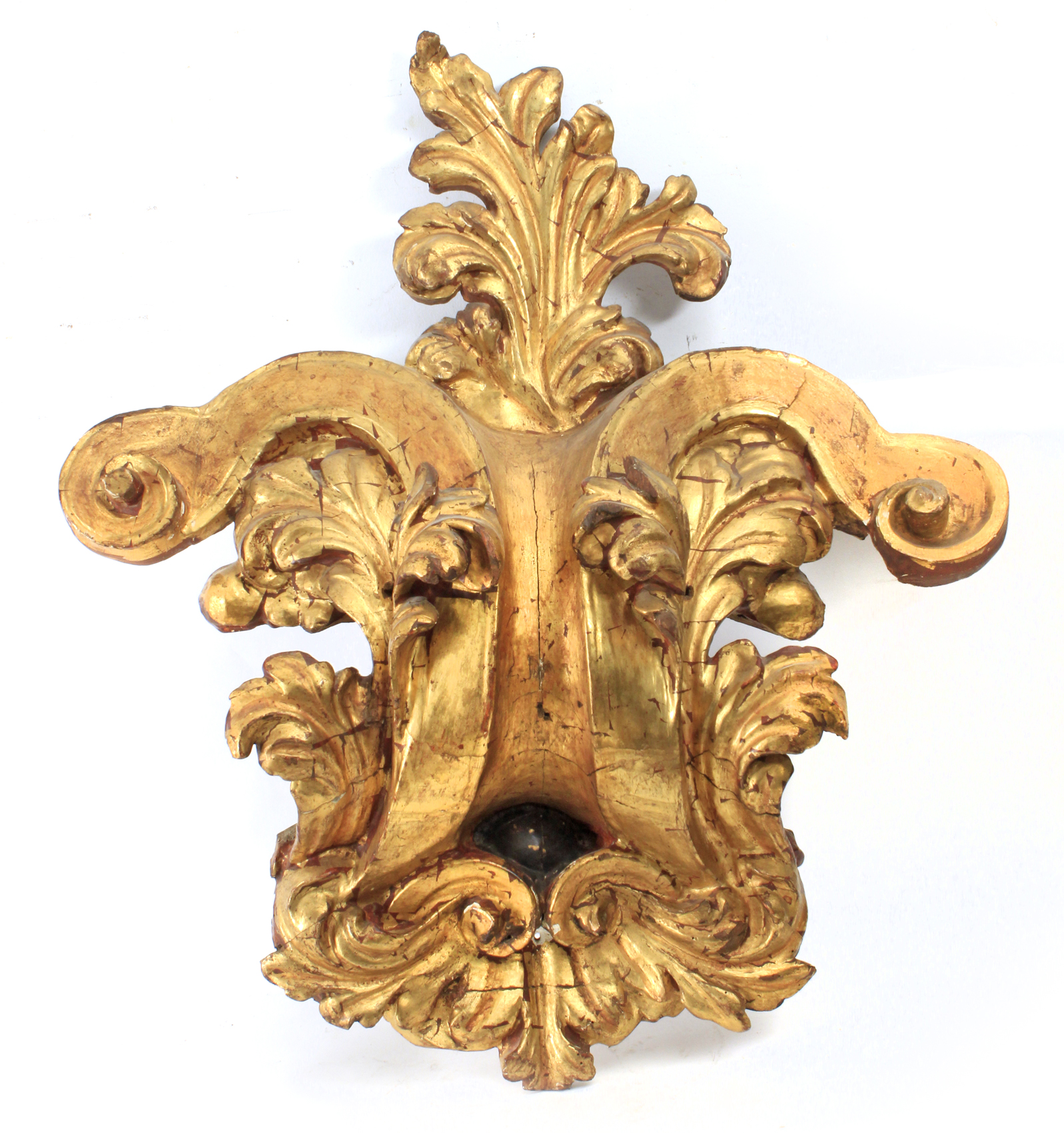 18th century Spanish Baroque carved and gilt architectural element