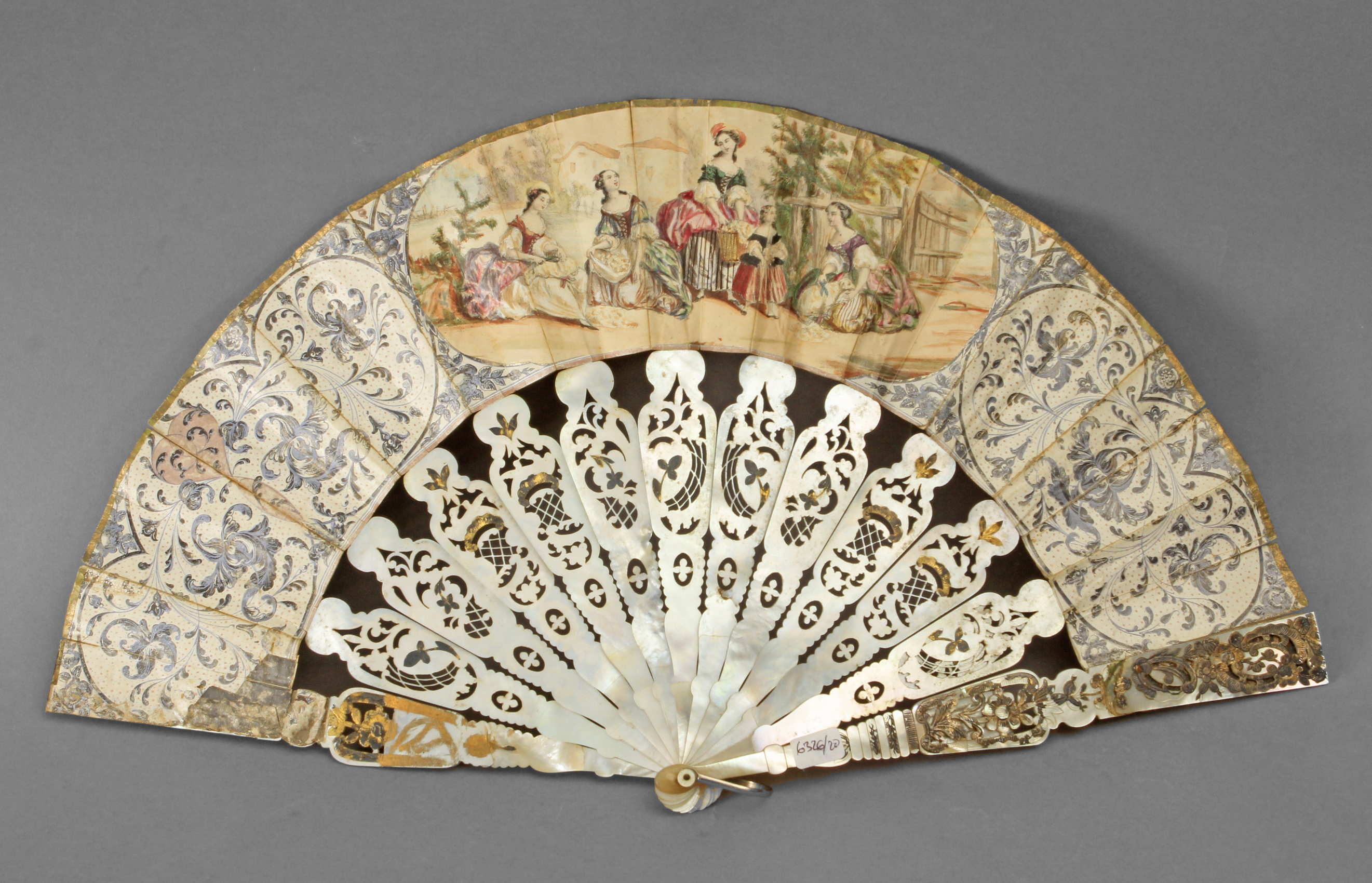 A neoclassical fan circa 1780