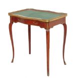 A 20th century Napoleon III style walnut writing desk