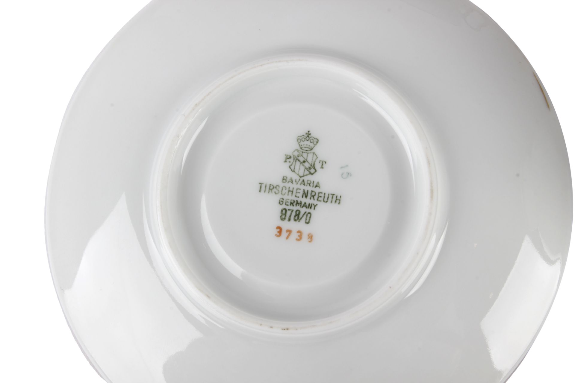 First third of 20th century coffee set for 11 pax. in German porcelain - Image 5 of 5