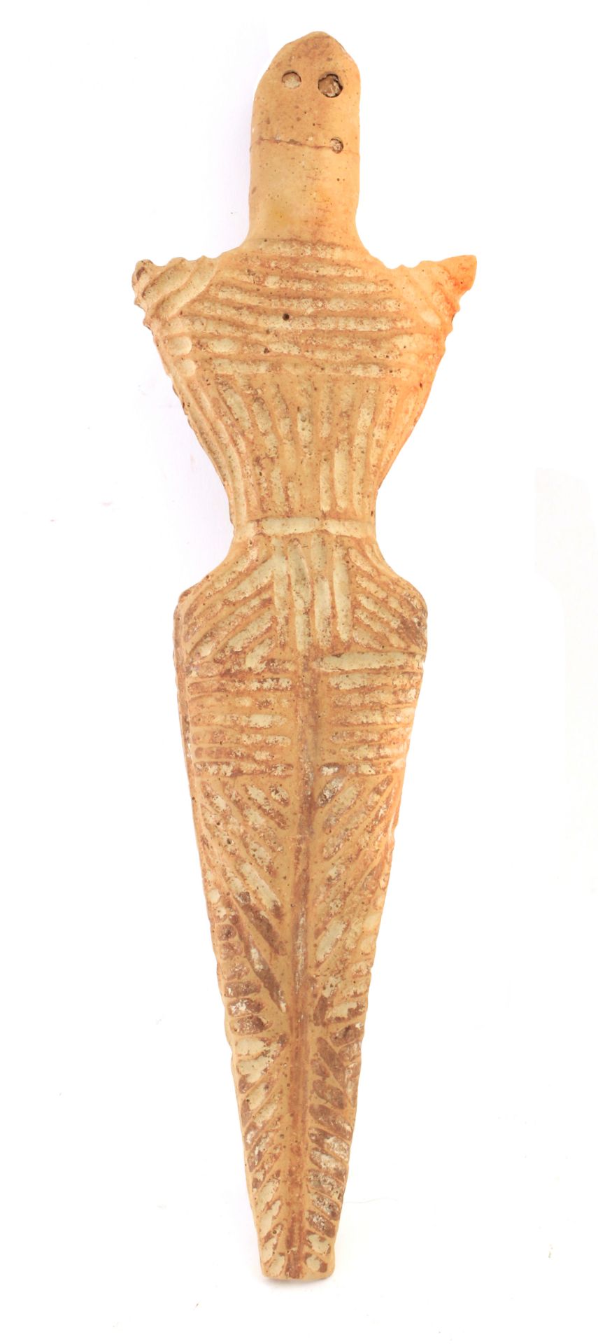 Neolithic religious terracotta idol from Cucuteni-Tripilia culture, actual Rumania (4200-4050 BD.) - Image 4 of 5