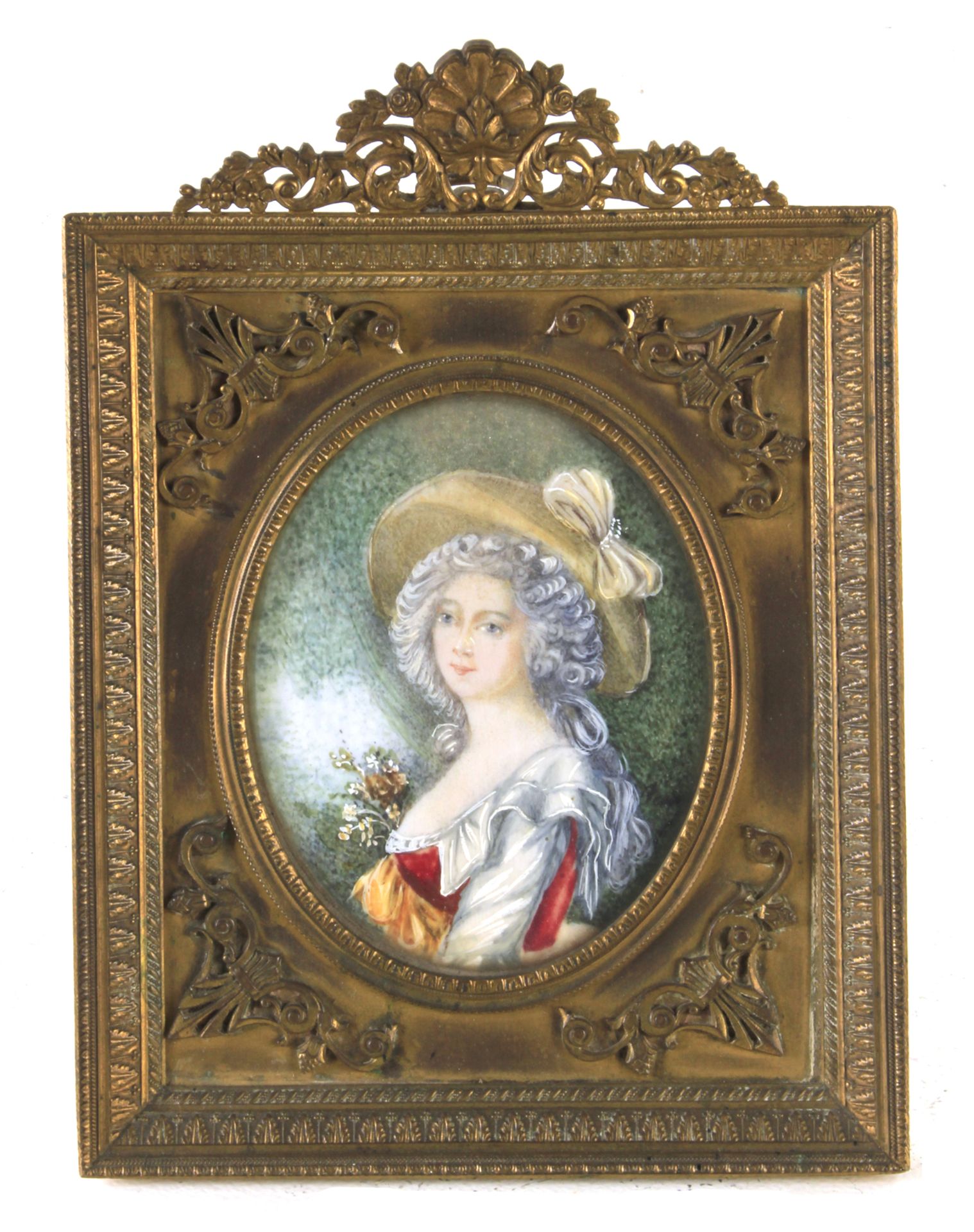 A 19th century French portrait miniature
