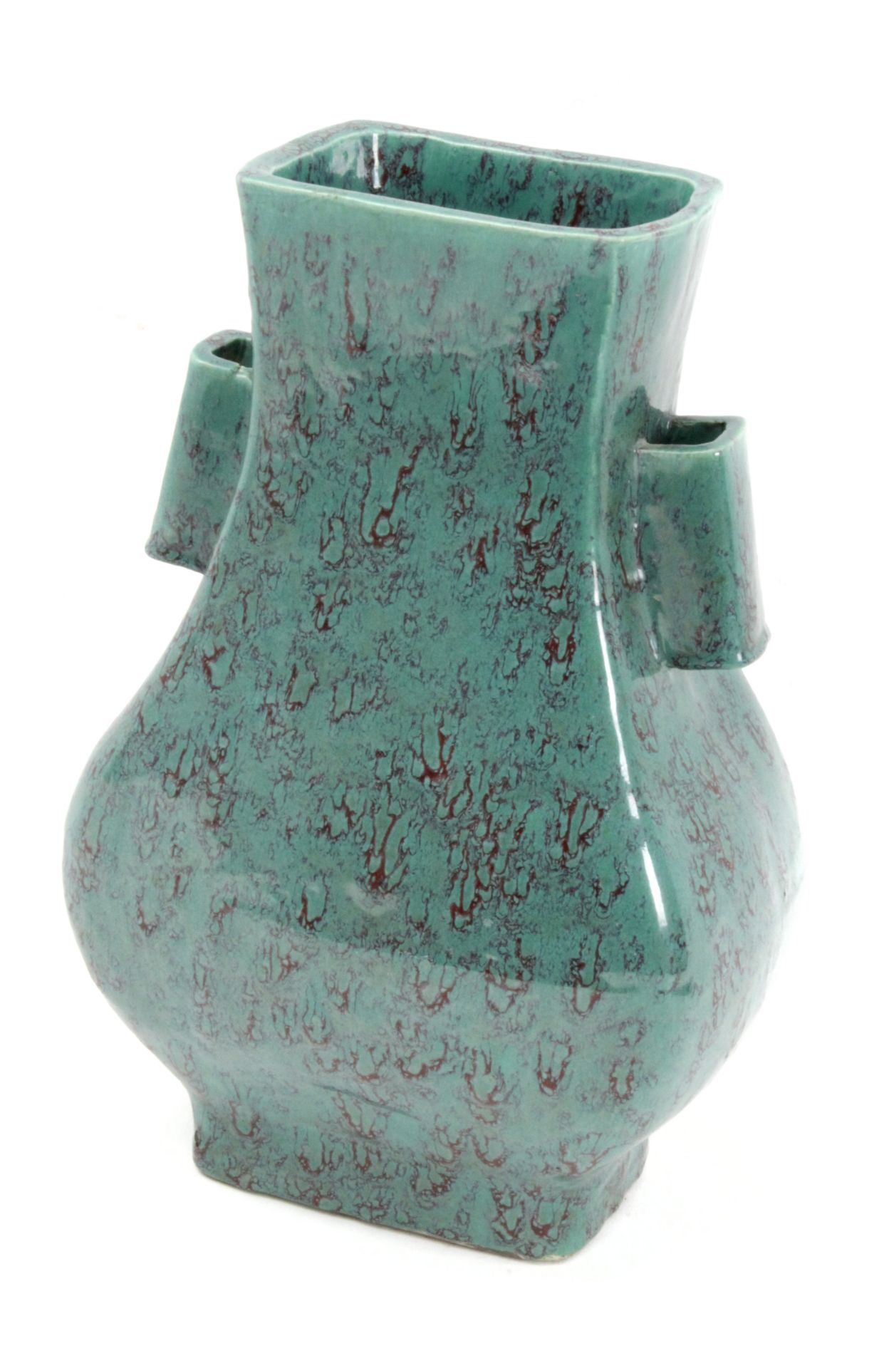 A 20th century Chinese vase in Robin's egg porcelain - Image 2 of 4