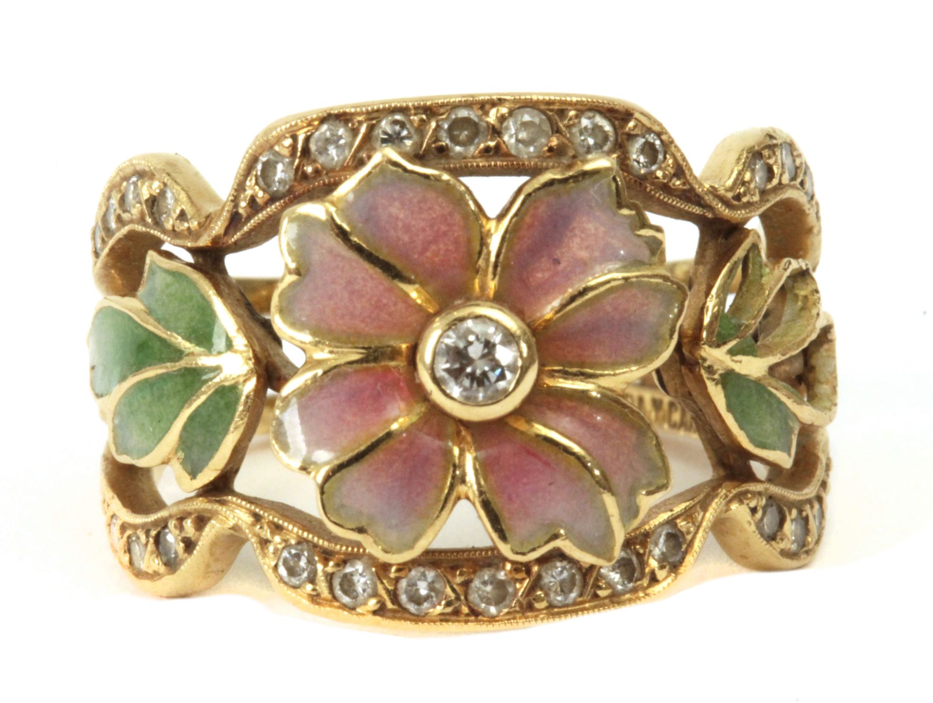 Bagués-Masriera. An Art Nouveau style ring - Image 2 of 2