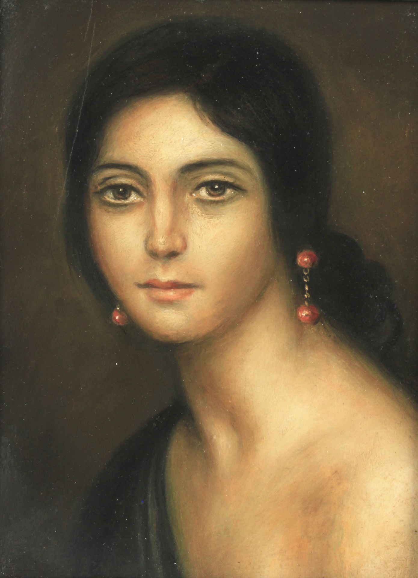 Early 20th century Andalusian school. Julio Romero de Torres follower