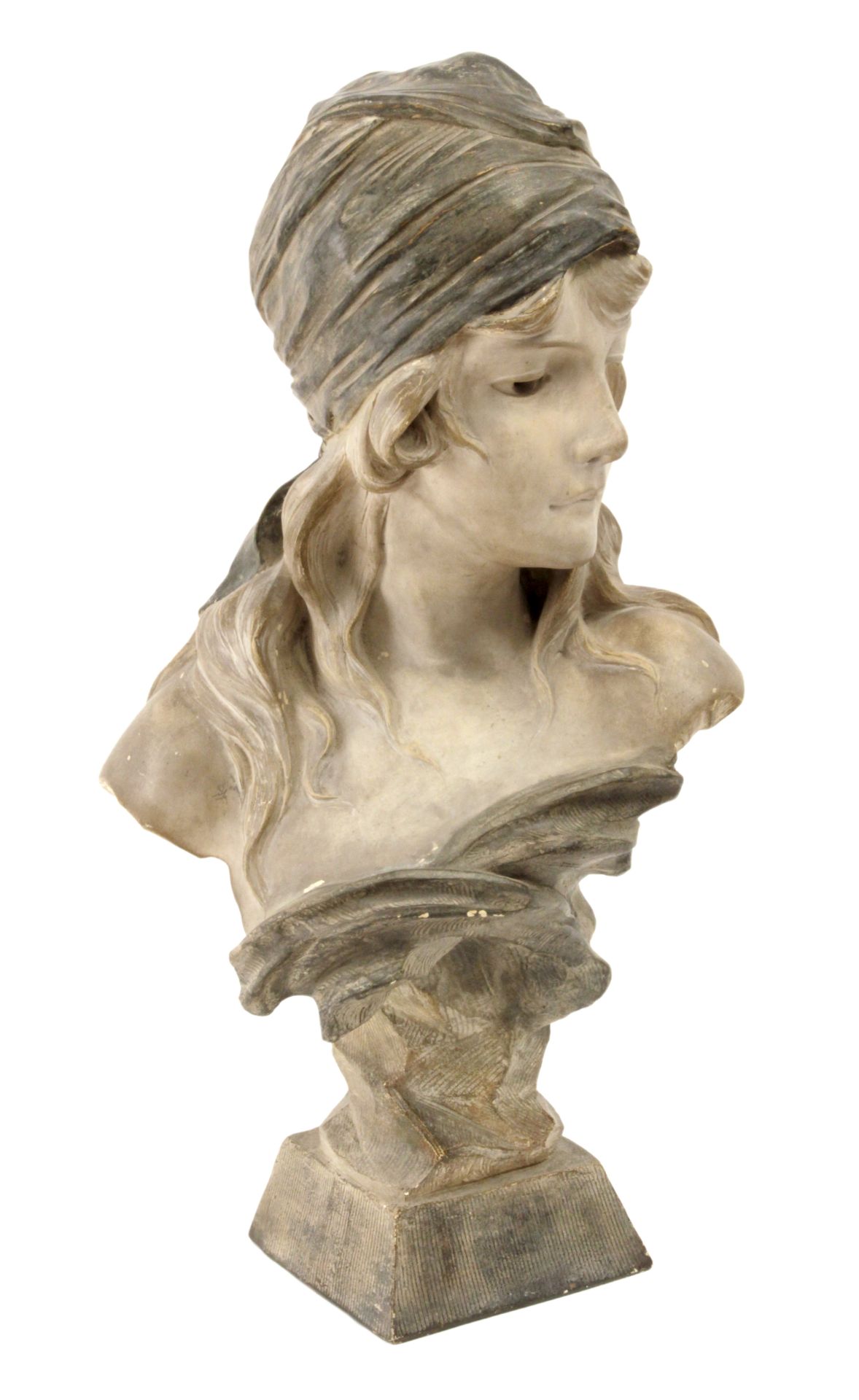 A 20th century German plaster female bust - Image 2 of 6