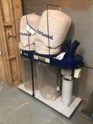 Charnwood W792 Two Bag Dust Extraction Unit, single phase, 296 litre bag cap. (note zero vat on